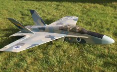 RC electric prop jet airplane