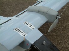 ESC air inlet on electric model aircraft