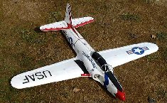 Electric EDF model airplane