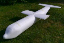Foam fuselage for electric C130 hercules