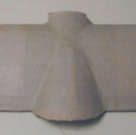 Brown paper covered foam wing center section electric C130 hercules 