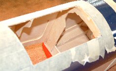 RC model aircraft flaps in landing position