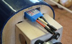 electric model airplane US Navy color scheme