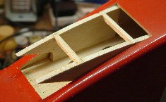 RC electric model airplane T tail