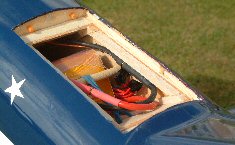 electric model plane battery hatch