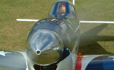 RC electric model P51D Mustang