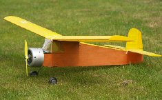 Free flight vintage model aircraft