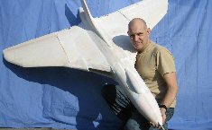 Electric RC Vulcan model aircraft