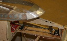 RC model P51 Mustang canopy