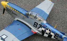 Brian Taylor P51 Mustang RC model