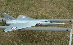 Bungee launched RC model