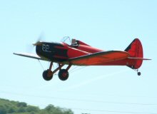electric RC model in flight
