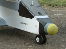 Electric RC model aircraft nose