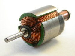 Electric motor armature speed 600