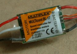 ESC for electric model airplane