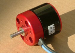 brushless outrunner for electric model aircraft